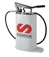 Насос Samoa для смазки с регулируемым давлением, с овальной емкостью 16 литров