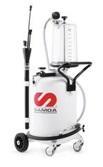 Мобильная установка Samoa для откачки отработанного масла 70 л, с предкамерой