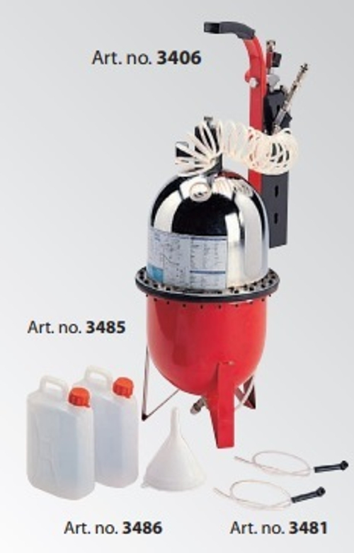 Brake bleeder with membrane - capacity 9 l