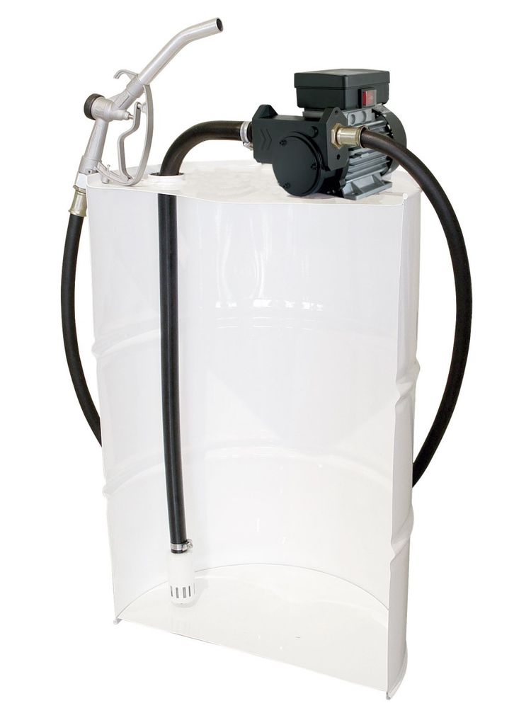 IRON-75H 230 VAC KIT + PA-80 - Бочковой комплект со всас. шлангом для ДТ с авт. пистолетом