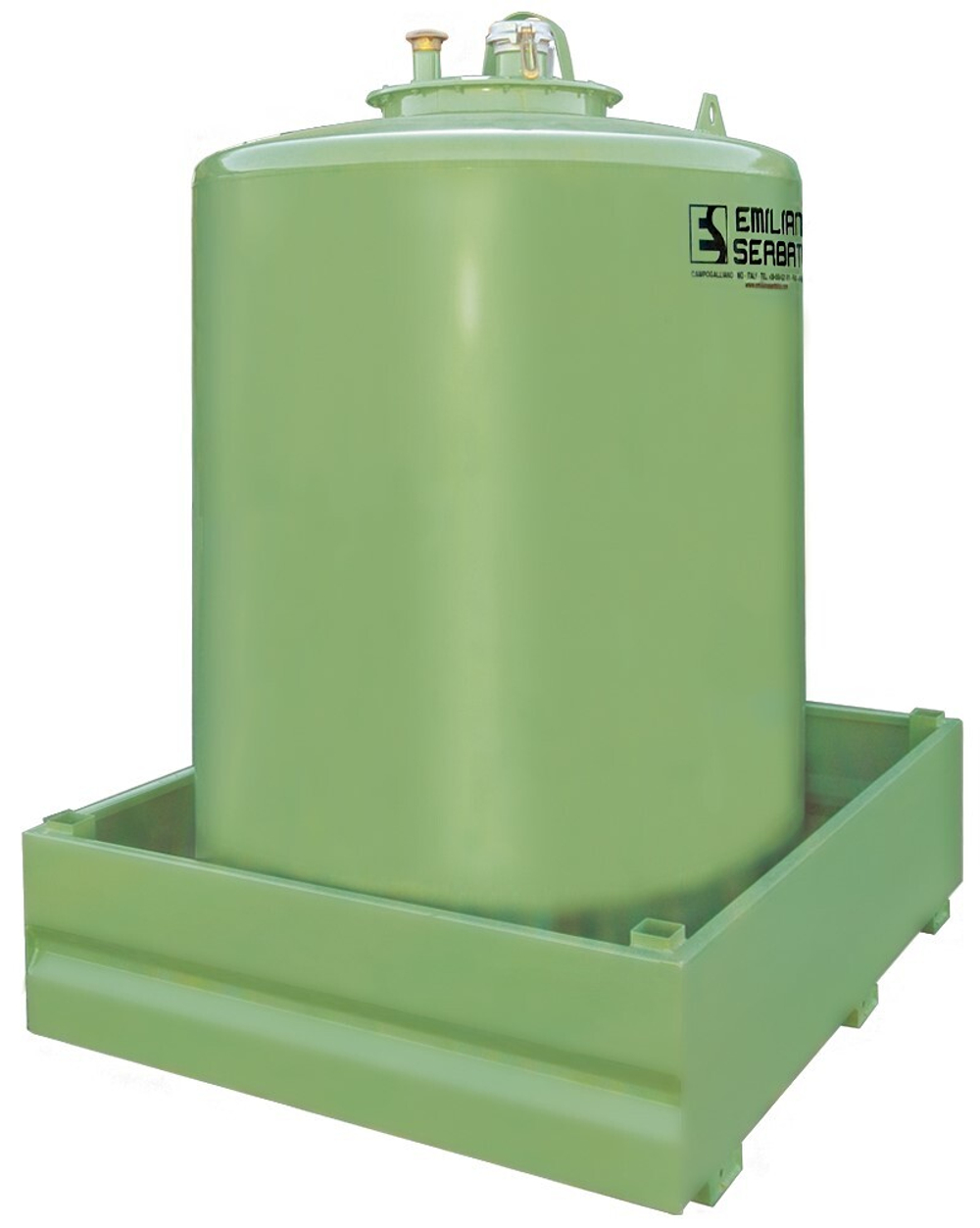 Резервуар стальной для масла, объем 12000 л