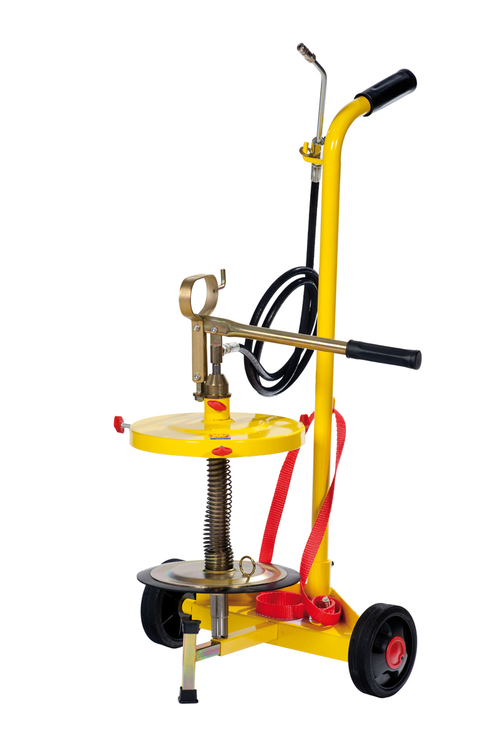 Передвижной ручной нагнетатель для смазок 15 кг для бочек