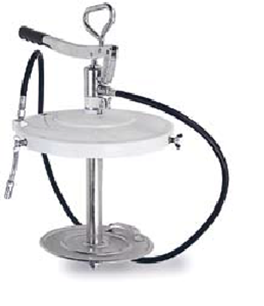 Высоконапорный насос для консистентной смазки для бочек 12,5 - 18 кг. В комплекте - крышка для бочки