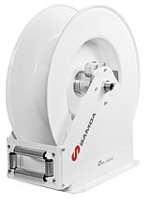 Мощная катушка для большого обьема для шланга среднего давления воздух / вода / антифриз / смазки /