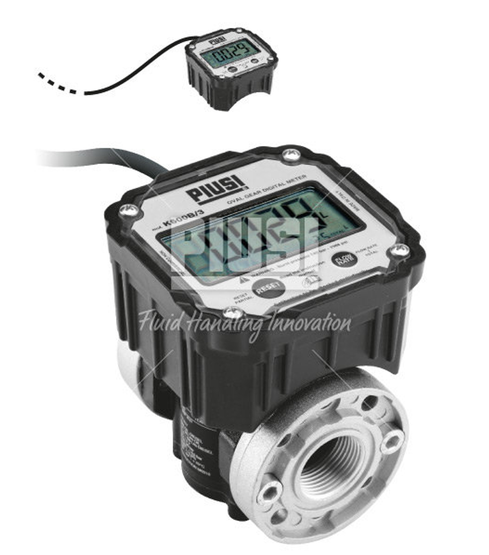 K600 B/3 PULSE-OUT - Импульсный счетчик для дизельного топлива, 10-100 л/мин