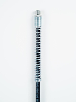 Шланг для смазки с защитной пружиной 300 мм  х 1/8" BSPT, 240 бар