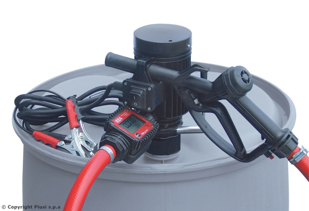 Pico 24V K24 A - Бочковой комплект для ДТ, антифриза, воды (авт. пист., эл. счетч.), 25 л/мин