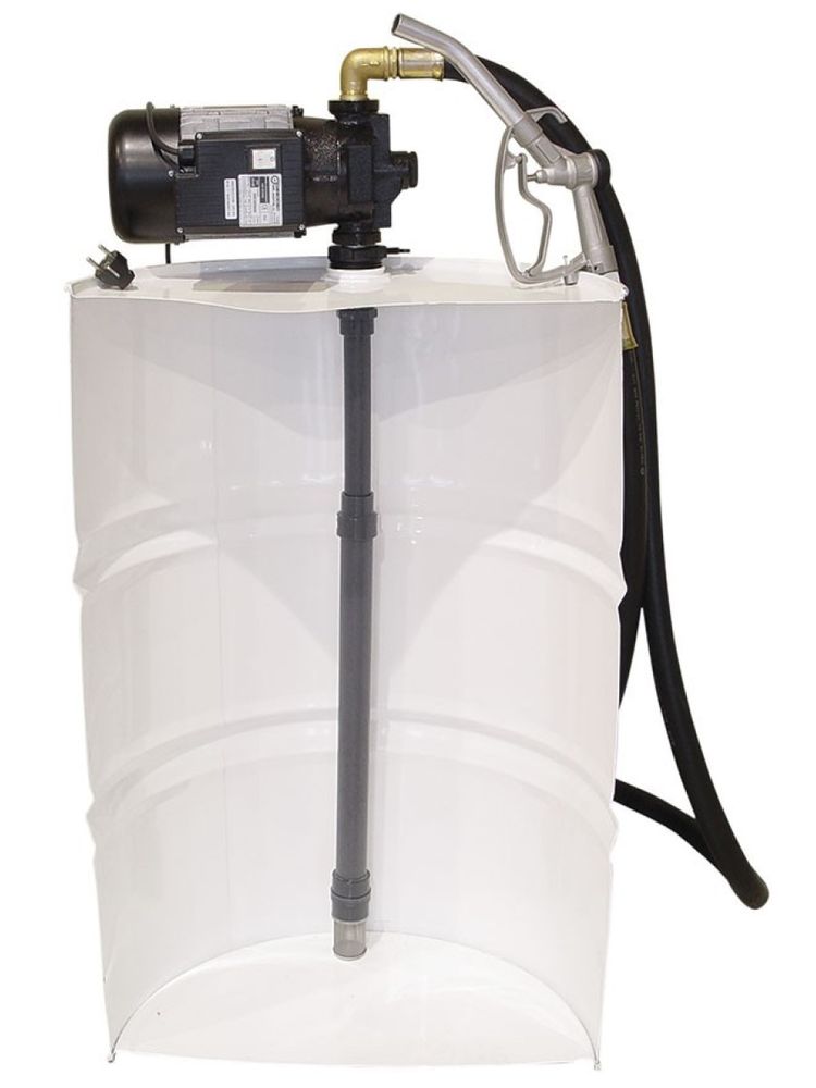 AG-100V 230 VAC KIT + PA-80 - Бочковой комплект со всас. трубкой для ДТ с авт. пистолетом