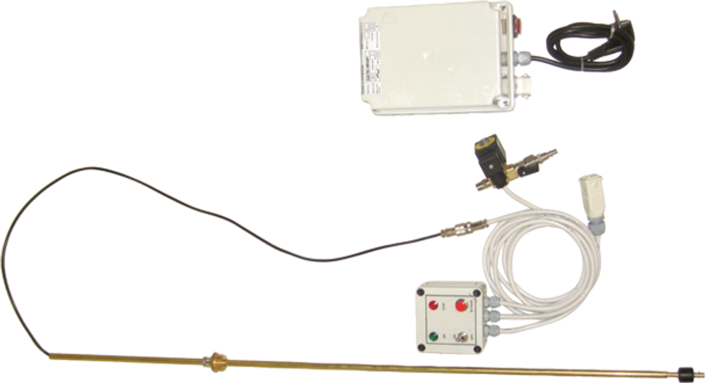 "PUMPSTOP" - pneumatic pump stop system for empty drum for 208 l drums - 1000 l tanks