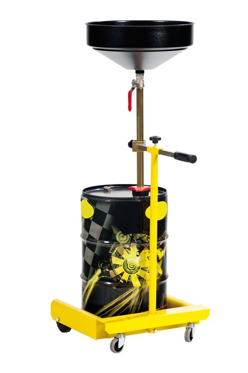 Устройство для слива масла  на тележке 50-60 л бочки