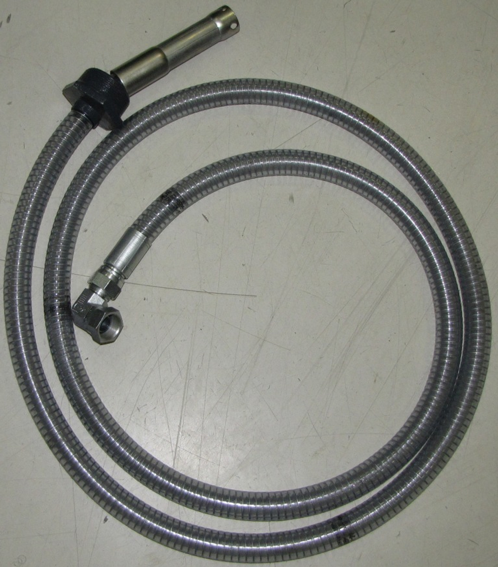 Шланг усиленный прозрачный, для бочек 205 л и IBC контейнеров, 3 м x 3/4"