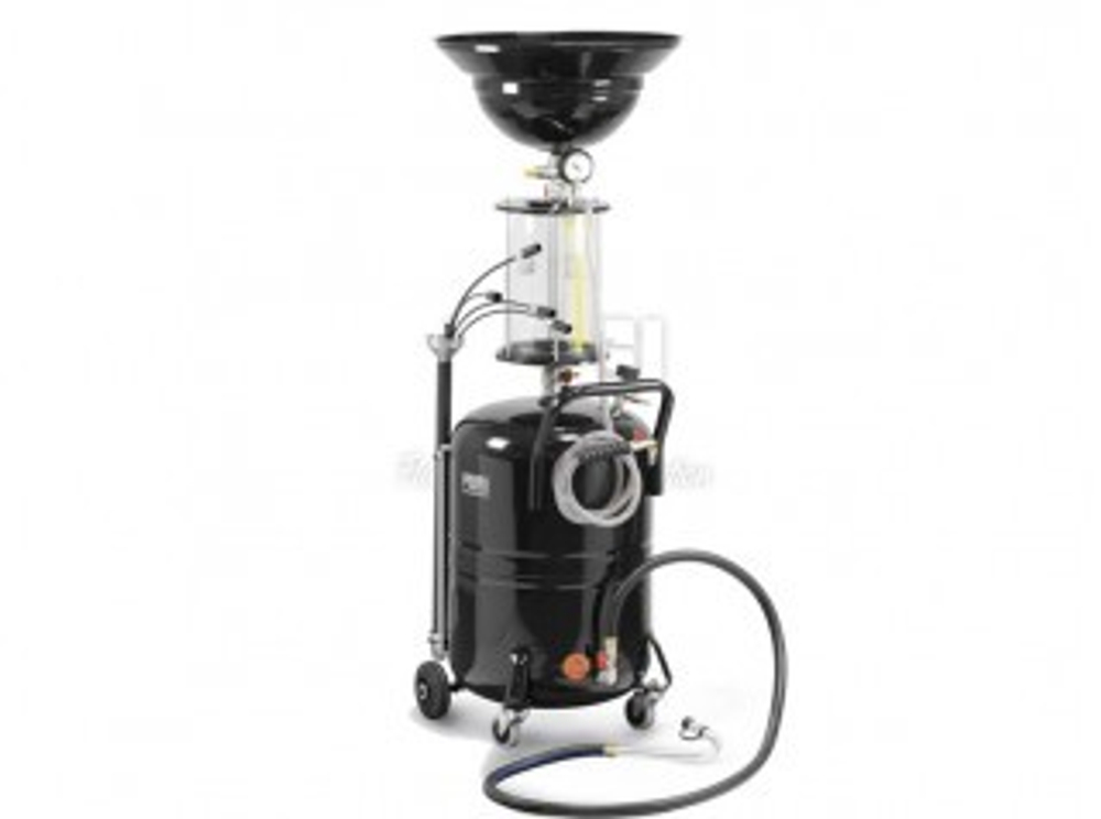 VACU-DRAINER 80 л - Мобильный маслосборник для слива/откачки масла с предкамерой и чашей