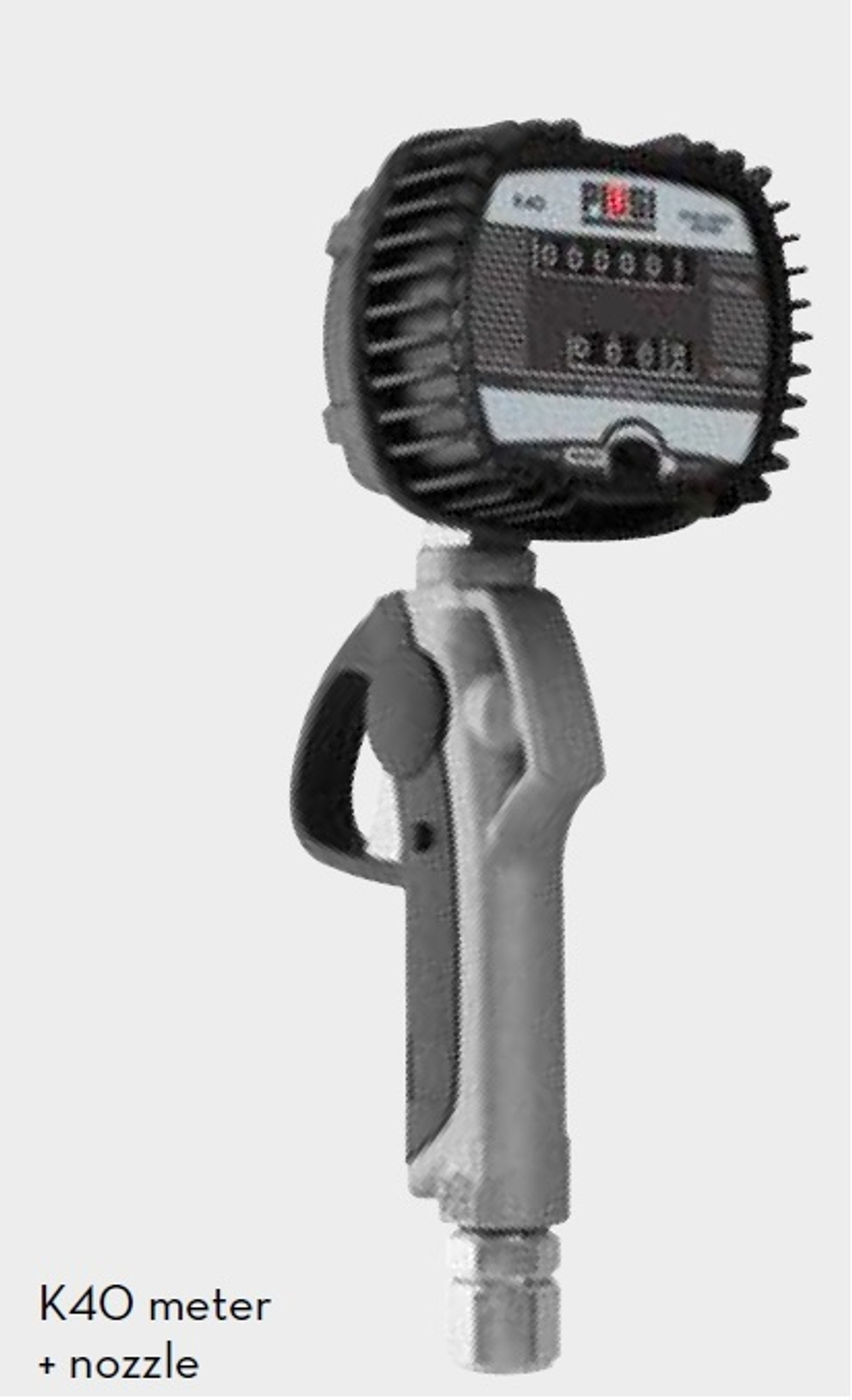 Easy K40 1/2" BSP - Пистолет с мех. счетчиком для масла, без носика, 30 л/мин