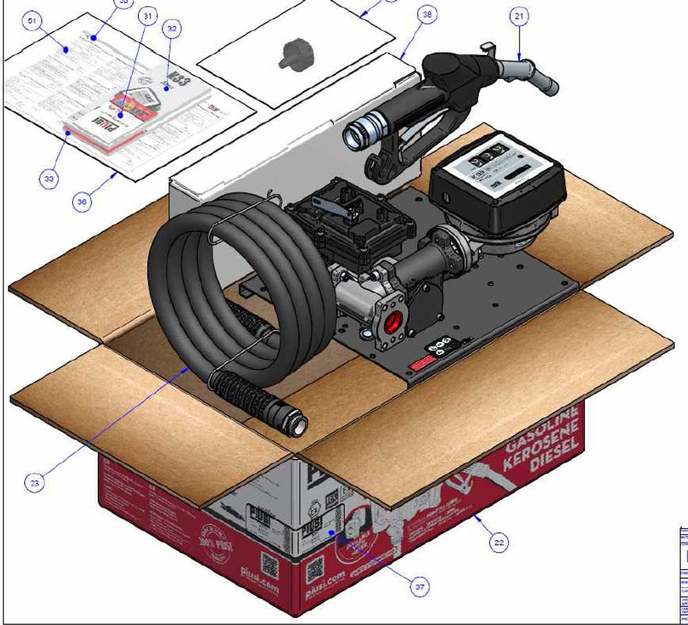 PIUSI ST EX50 230V K33 A60 ATEX (ru ver.)