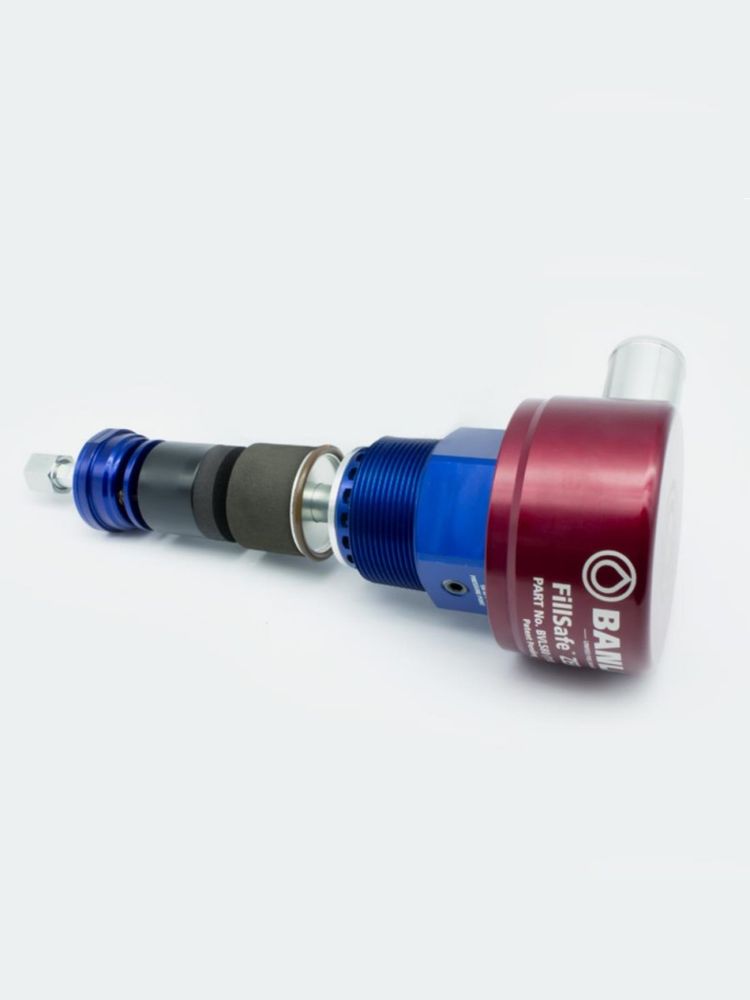 Дыхательный клапан с датчиком уровня 180 мм, 16 PSI, красная крышка