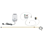 "PUMPSTOP" - pneumatic pump stop system for empty drum with flashing and acoustic advise, for 208 l