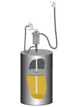Комплект для раздачи консистентной смазки с насосом PM 3+3 для бочек 50 кг