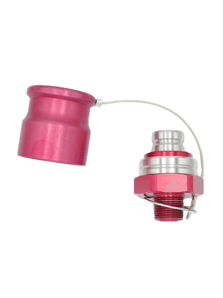 Ресивер 3/4" NPT (M), с заглушкой, красный, размер 3
