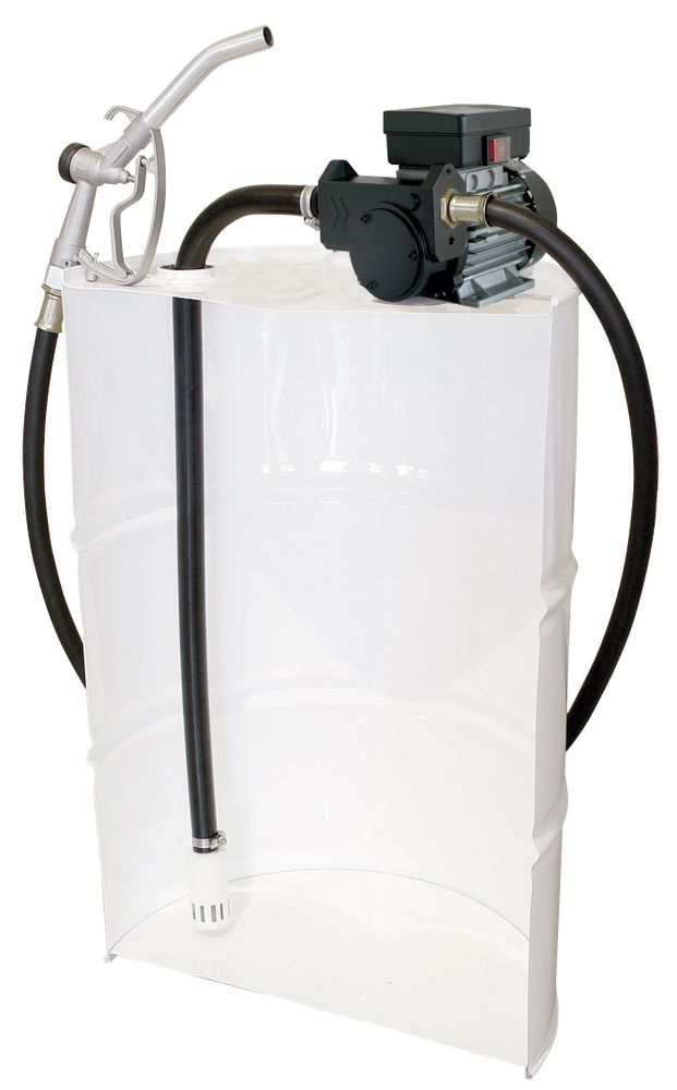 IRON-50H 230 VAC KIT + PA-60 - Бочковой комплект со всас. шлангом для ДТ с авт. пистолетом