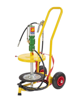 Передвижной нагнетатель густых смазок для бочек 60: 1 для бочек 18-30кг.