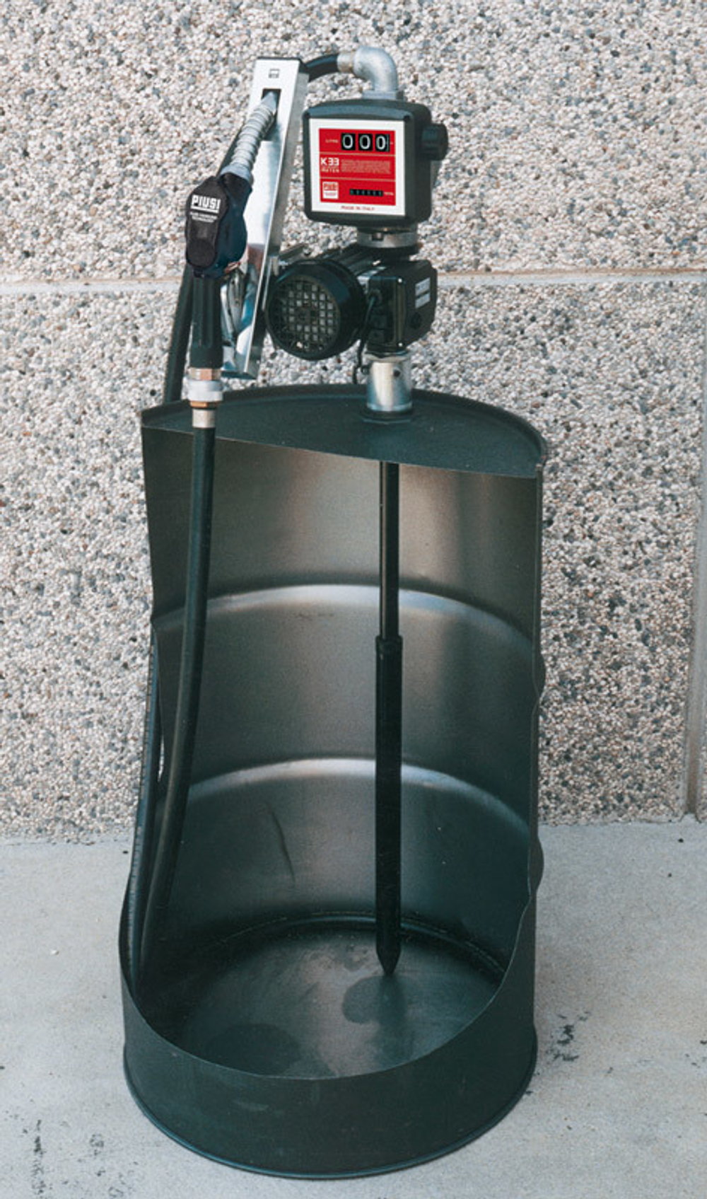 Drum BI-Pump 12V K33 A120 - Бочковой комплект для ДТ (мех. счетч., авт.пист.), 80 л/мин