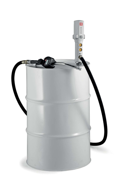 Комплект на бочку 200л с расходомером для масла