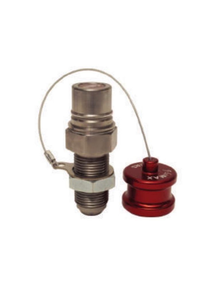 Ресивер двигателя с JIC 3/4" (M) NPT, красный