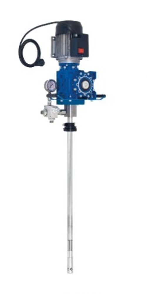 Электрический насос для смазки 7,5:1, 230V/50Hz, 1200 г/мин для бочек 50 кг Электрический насос для смазки 7,5:1, 230V/50Hz, 1200 г/мин для бочек 50 кг