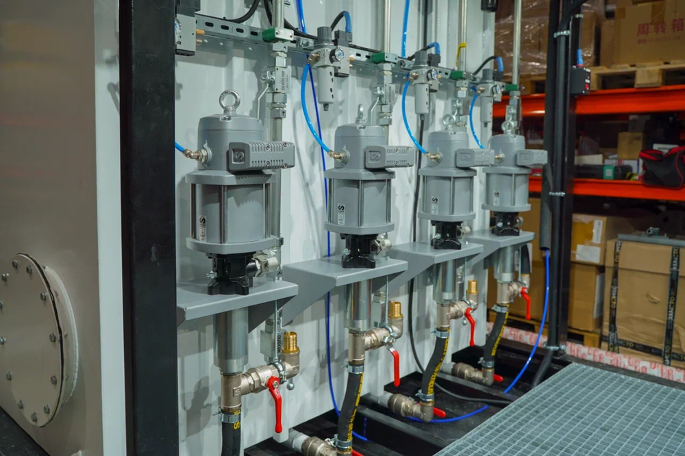 Маслораздаточная станция ММК и пневматические насосы Samoa