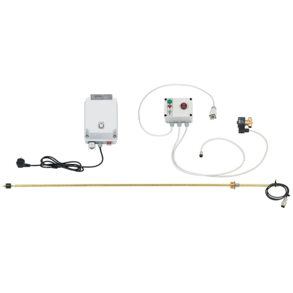 "PUMPSTOP" - pneumatic pump stop system for empty drum with flashing and acoustic advise, for 208 l
