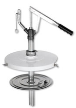 Заливочный насос для шприцов для консистентной смазки для бочек 50 кг. В комплекте крышка 405 мм