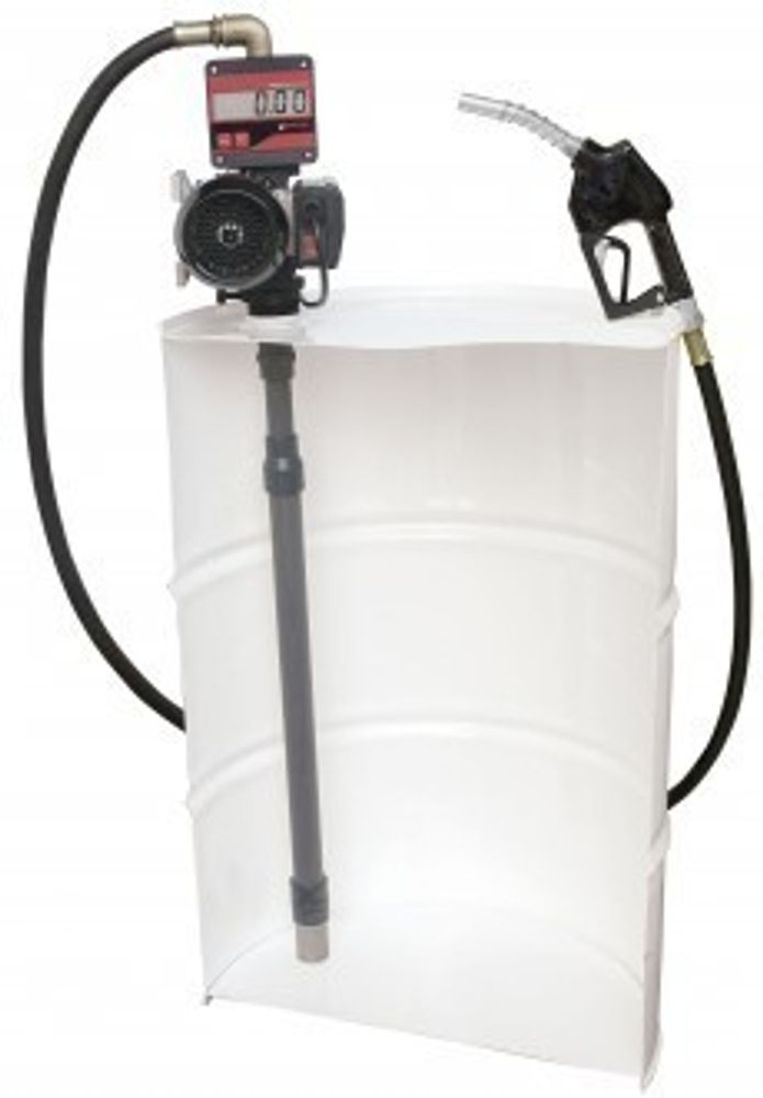SE-50V 230 VAC KIT + PSF-040 - Бочковой комплект со всас. трубкой для ДТ с электр. счетчиком и мех.