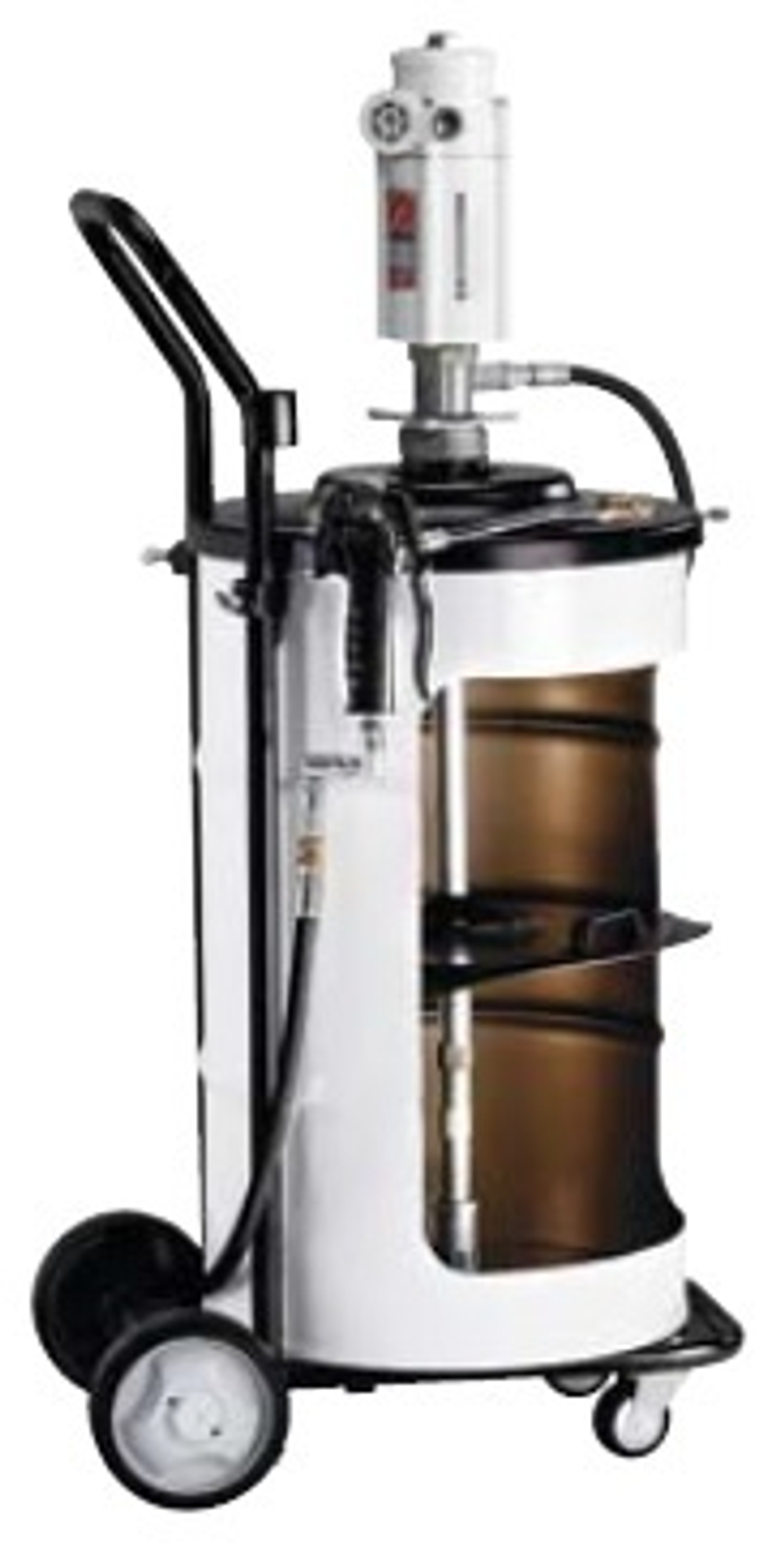 Мобильный раздатчик смазки с насосом Samoa PM3+3 для бочек 50 кг