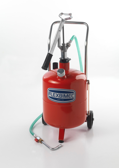 Wheeled oil tank for ATF dispensing 24 l with  hand pump