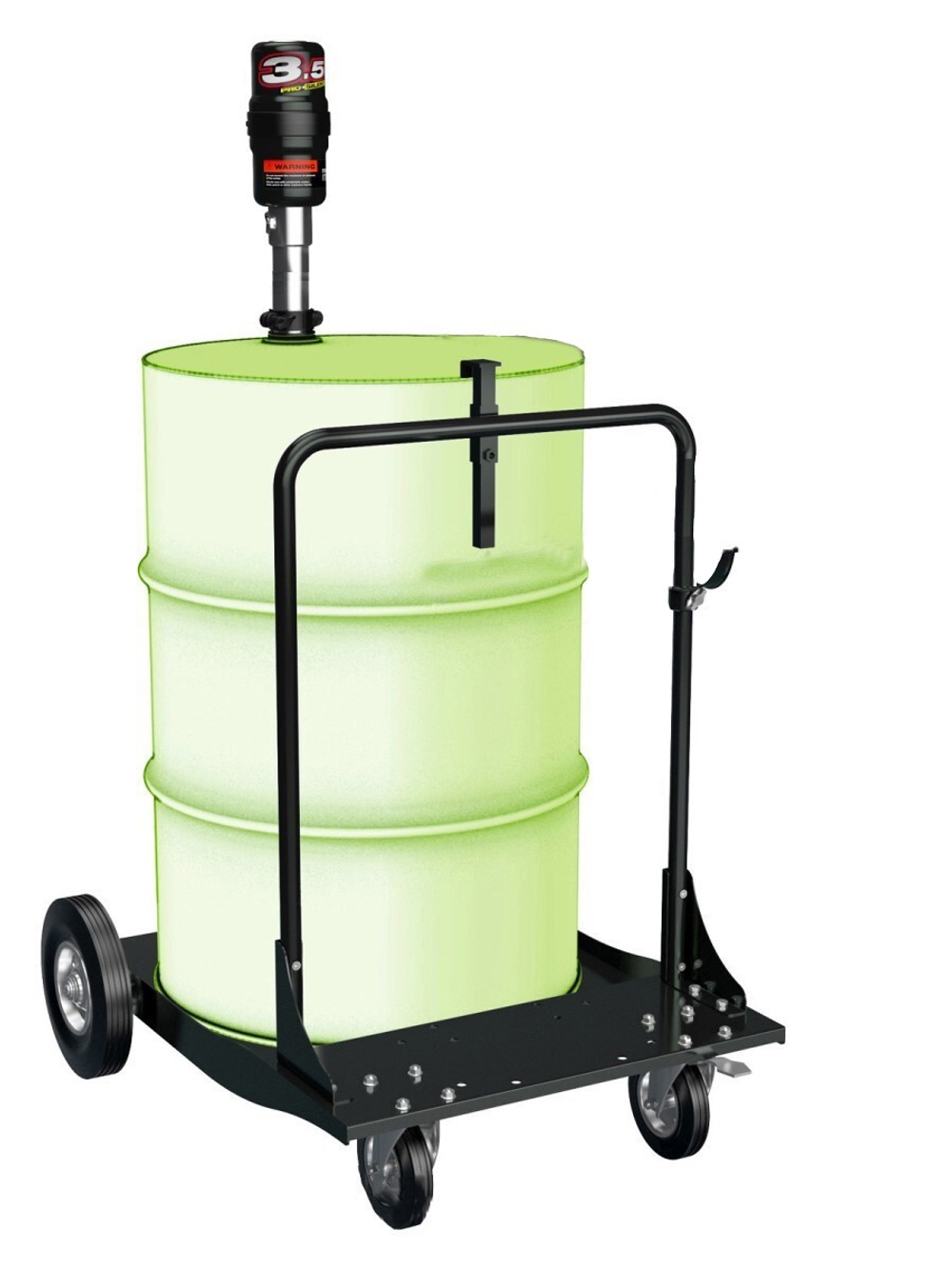 Мобильный комплект для масла, для бочек 200 л (насос 5.5:1, пист., рукав 5 м)