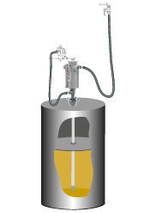 Комплект для раздачи консистентной смазки с насосом PM 3+3 для бочек 50 кг