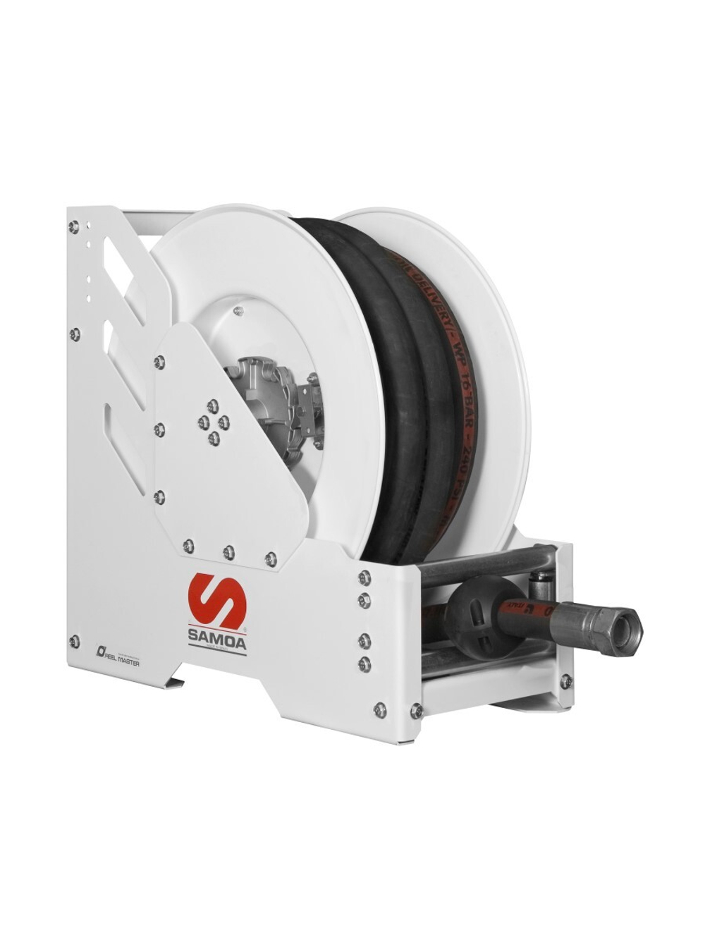 Усиленная катушка Samoa со шлангом для воды и дизельного топлива, 15 м x 1-1/2"