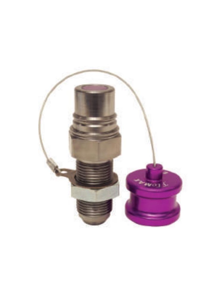 Ресивер двигателя с JIC 3/4" (M) NPT, фиолетовый