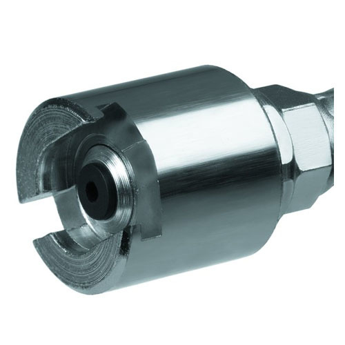 Насадка прямая накидная для прессмасленок типа М1+Т1 диам 16 мм (сталь)