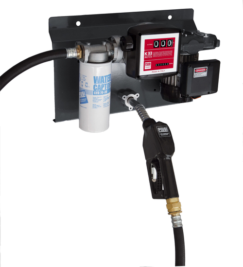 ST E120 FILT A120 - Перекачивающая станция для ДТ (авт. пист., мех. счет., ф-тр, вс. рук.), 90 л/мин