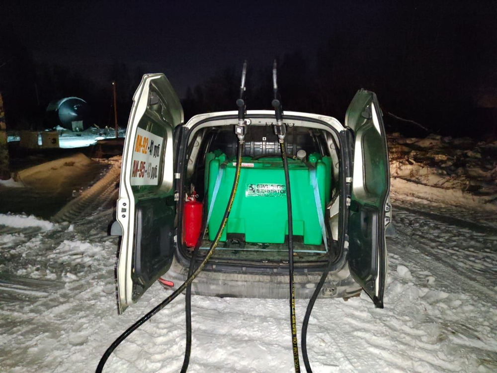 Carrytank 440 бензин, электронасос 12В, 4 м шланг, пистолет-автомат