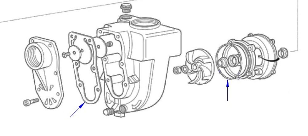 Ремкомплект насоса E300 KIT GASKETS PUMP HFC 300