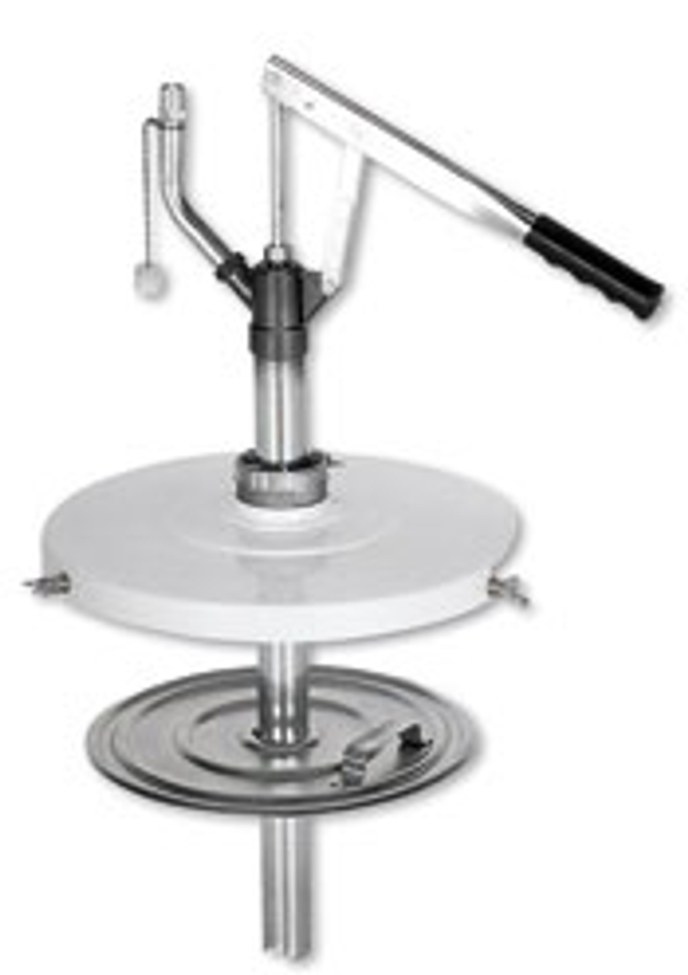 Заливочный насос для шприцов для консистентной смазки для бочек 50 кг. В комплекте крышка 405 мм