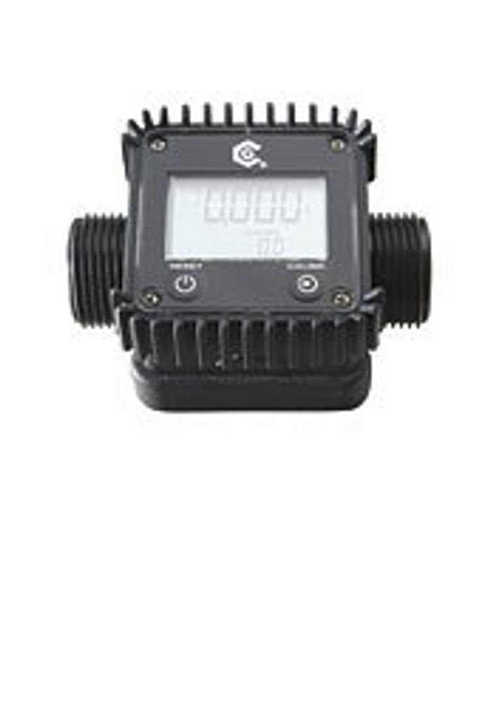 Электронный счетчик для AdBlue, 8-110 л/мин, 2 стальных адаптера 1&quot; BSP (FF)