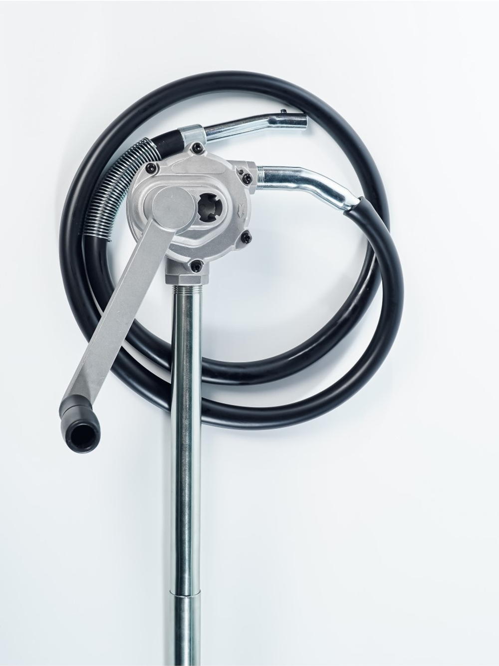 Бочковой комплект для перекачки топлива и ДТ (роторный насос 3:1, рукав 1,8 м с патрубком)