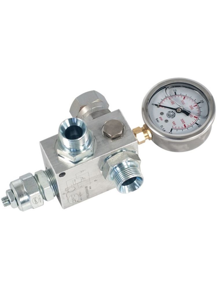 Over pressure valve for hydraulic installation, Ø 3/4" BSP