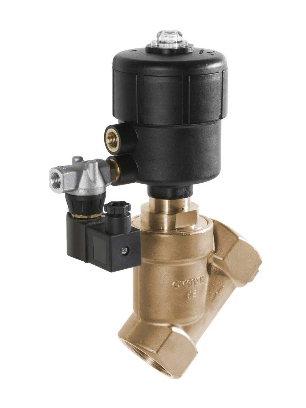 Воздушный электромагнитный клапан, 1/4" BSP (FF)