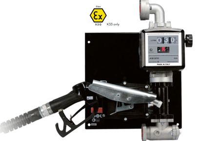 ST EX50 230V K33 ATEX aut. nozzle - Комплект для бензина (авт. пист., мех. счет.), 50 л/мин