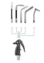 Пистолет для раздачи масла. Все типы смазочных материалов.