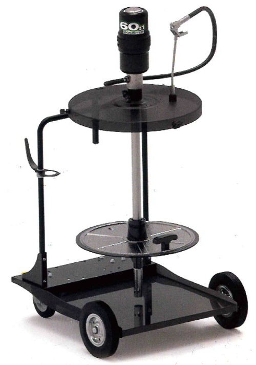 Мобильный комплект для смазки, для бочек 185 кг (насос 60:1, пист., крышка, сл. пласт.)